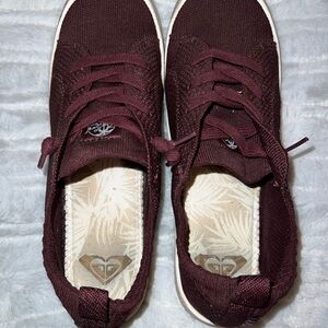Roxy Flats- Slip on Shoes- Maroon